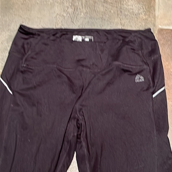 RBX performance size large exercise pants, black leggings with reflectors - Picture 2 of 10